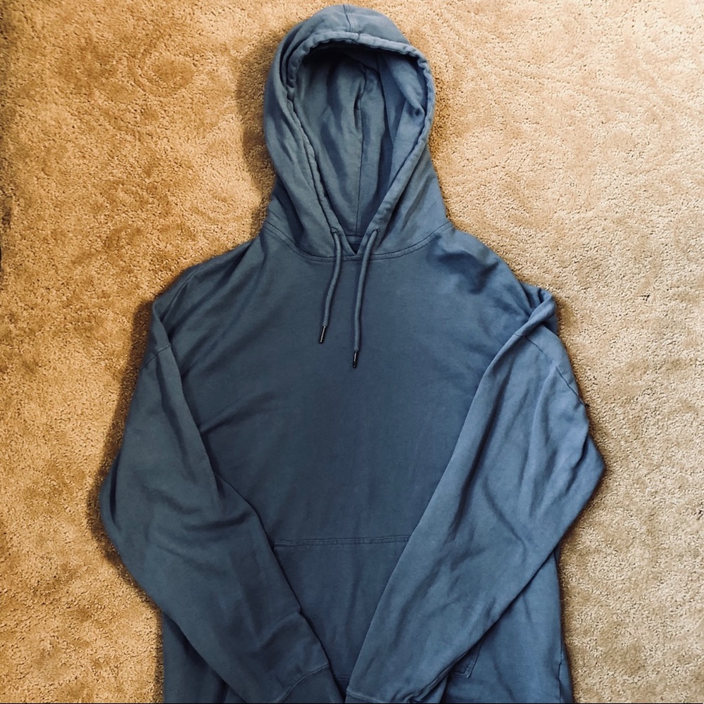 PacSun Faded Blue Oversized Hoodie (Medium)